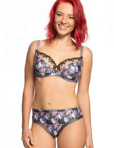 Бюстгальтер полумягкий Gaia 816 MARGARET semi-soft, Цвет: серый, Размеры: 80D, изображение 4