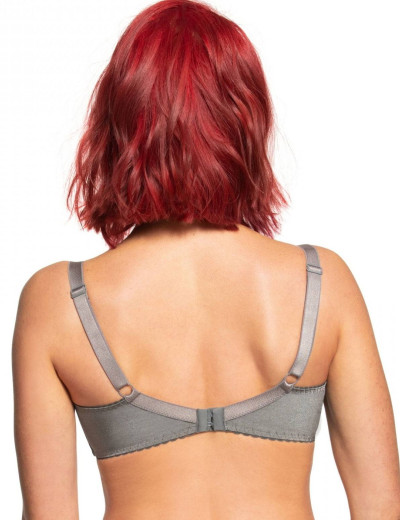 Бюстгальтер полумягкий Gaia 816 MARGARET semi-soft, Цвет: серый, Размеры: 80D, изображение 3