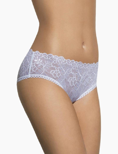 Кружевные трусы слипы Bas Bleu CLAIRE PLUS WHITE, Цвет: белый, Размеры: M, изображение 2