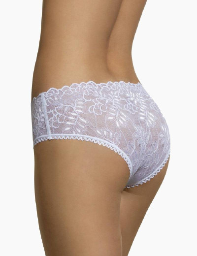 Кружевные трусы слипы Bas Bleu CLAIRE WHITE, Цвет: белый, Размеры: S, изображение 2