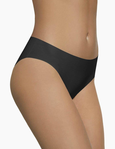 Бесшовные трусы слипы Bas Bleu EDITH PLUS BLACK, Цвет: черный, Размеры: S, изображение 2