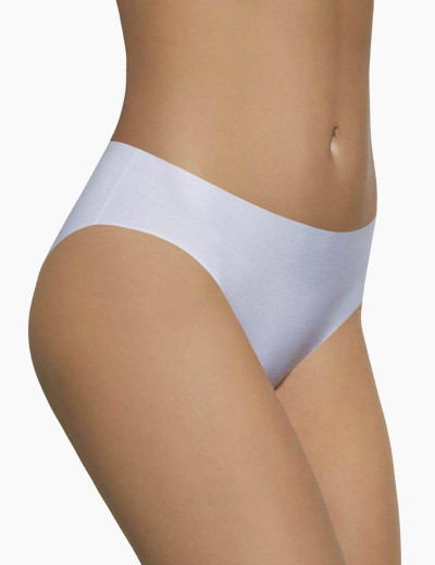 Бесшовные трусы слипы Bas Bleu EDITH PLUS WHITE, Цвет: белый, Размеры: S, изображение 2