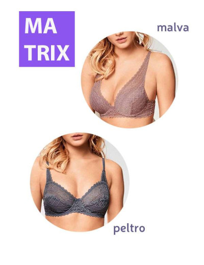 Комплект бралетт и бразилиана Infiore MATRIX MTX052013, Цвета: peltro, Размеры: 75B, изображение 2