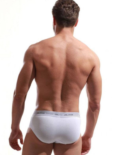 Трусы слипы мужские хлопок Jolidon N282BL white, Цвет: white (белый), Размеры: 5XL, изображение 2