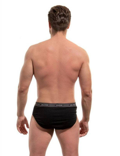 Трусы слипы мужские хлопок Jolidon N282BL black, Цвет: black (черный), Размеры: 2XL, изображение 2