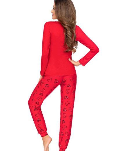 Пижама женская с брюками Donna MIKA red, Цвет: красный, Размеры: S, изображение 3