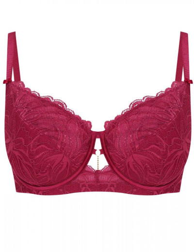 Бюстгальтер полумягкий Esotiq ALLOURE 39157 вишневый, Цвет: вишневый, Размеры: 75G, изображение 4