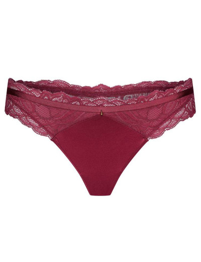 Трусы стринги Esotiq ALLOURE 39171 вишневый, Цвет: вишневый, Размеры: XL, изображение 3