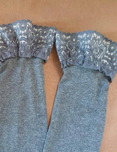 Чулки Fiore 4061/O FANCY 40 den графит, Цвет: графит, Размеры: 2, изображение 5