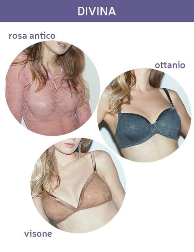 Модный комплект балконет и слипы Leilieve DIVINA М1421, Цвета: rosa antico, Размеры: 75D, изображение 2