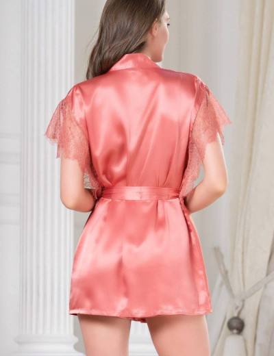 Шелковый комплект-тройка Mia-Amore SHARON 3805 коралл, Цвет: коралл, Размеры: S, изображение 3