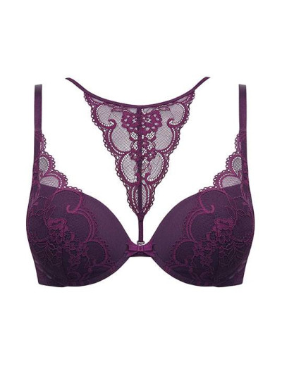 Комплект пуш-ап и бразилиана Mioocchi WANDA 751010 viola, Цвет: viola (фиолетовый), Размеры: 80C, изображение 3