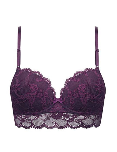 Комплект бюстье и слипы Mioocchi WANDA 751111 viola, Цвет: viola (фиолетовый), Размеры: 80D, изображение 3