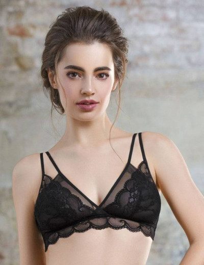 Бюстгальтер бралетт Mioocchi WANDA 7515 nero, Цвет: nero, Размеры: S, изображение 2