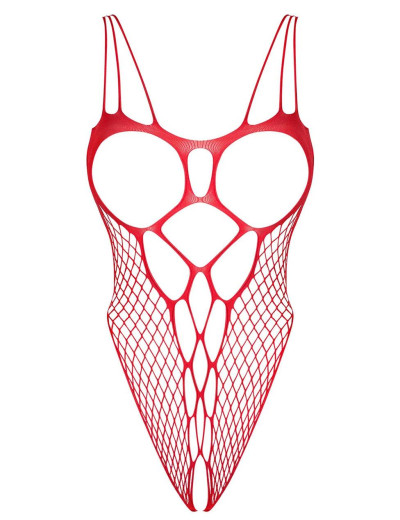 Эротическое боди с доступом Obsessive B133, Цвет: красный, Размеры: XL/2XL, изображение 3
