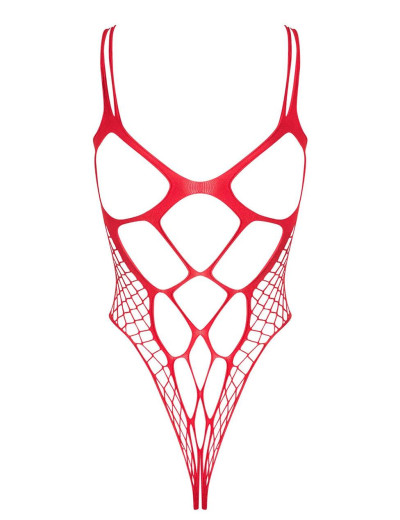 Эротическое боди с доступом Obsessive B133, Цвет: красный, Размеры: XL/2XL, изображение 4