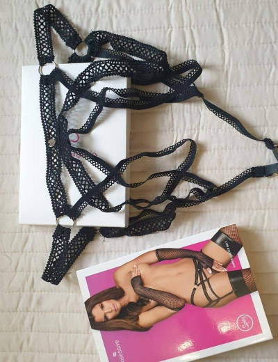 Эротический пояс для чулок Obsessive DARKIE BELT, Цвет: черный, Размеры: S/M, изображение 3 Эротический пояс для чулок Obsessive DARKIE BELT, Цвет: черный, Размеры: S/M, изображение 3