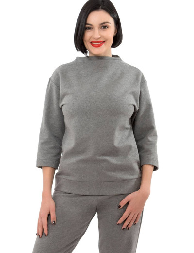 Костюм домашний хлопковый Primaverina БРОНКС PN-FLB09, Цвет: серый, Размеры: S, изображение 2