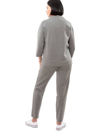 Костюм домашний хлопковый Primaverina БРОНКС PN-FLB09, Цвет: серый, Размеры: S, изображение 3