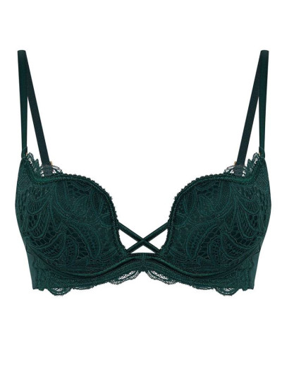 Бюстгальтер планж пуш-ап Esotiq CLAUDIA 39177 изумрудный, Цвет: изумрудный, Размеры: 80C, изображение 5