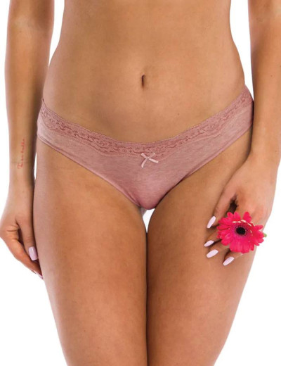 Набор низких трусов слипов Key LPR 260 B21 (2 шт), Цвет: розовый+бежевый, Размеры: XL, изображение 2