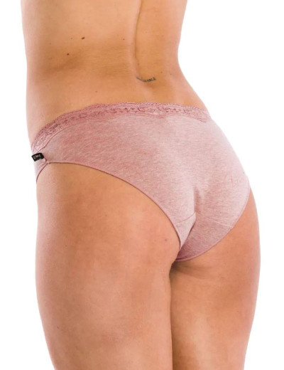 Набор низких трусов слипов Key LPR 260 B21 (2 шт), Цвет: розовый+бежевый, Размеры: XL, изображение 4