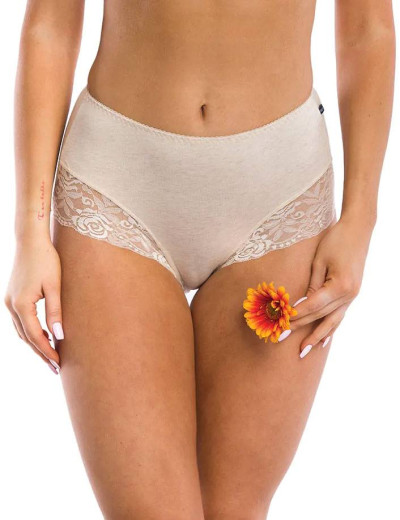 Набор трусов слипов с завышенной талией Key LPF 934 B21 (2 шт), Цвет: бежевый, Размеры: M, изображение 2