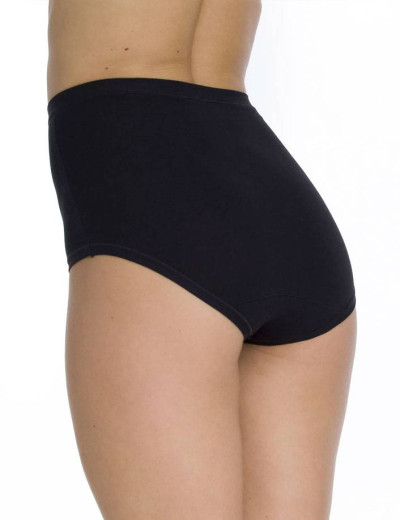 Набор высоких трусов шортиков Key LPM 198 A21 (2 шт) черный, Цвет: черный, Размеры: 3XL, изображение 2