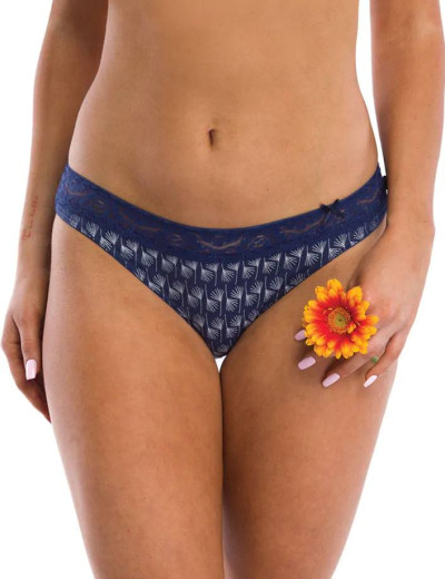 Набор низких трусов слипов Key LPR 731 B21 (2 шт), Цвет: синий+серый, Размеры: XL, изображение 2