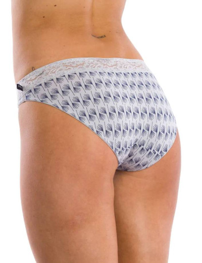 Набор низких трусов слипов Key LPR 731 B21 (2 шт), Цвет: синий+серый, Размеры: XL, изображение 3