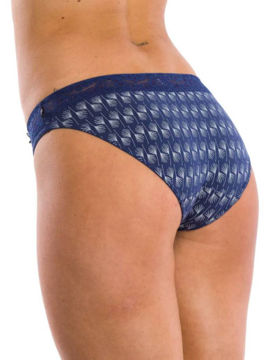 Набор низких трусов слипов Key LPR 731 B21 (2 шт), Цвет: синий+серый, Размеры: XL, изображение 4