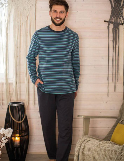 Домашний комплект Key MNS 351 B21, Цвет: зеленый/графит, Размеры: M, изображение 2