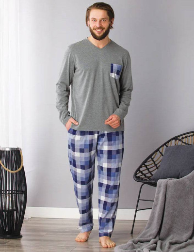 Домашний комплект Key MNS 430 2 B21, Цвет: серый/синий, Размеры: L, изображение 2