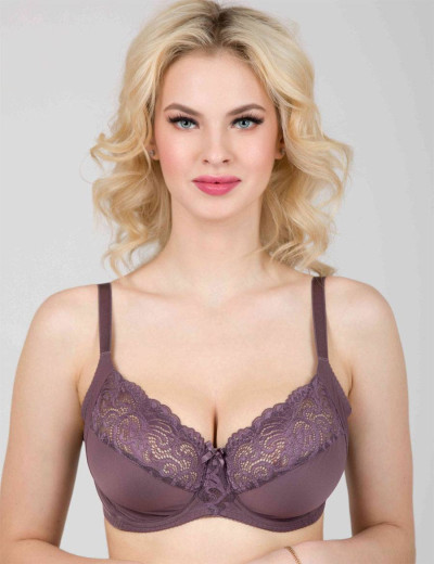 Бюстгальтер мягкий Milavitsa 100151 / 120151 шоколадный трюф, Цвет: шоколадный трюф, Размеры: 75F, изображение 4