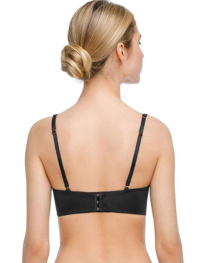 Бюстгальтер планж супер пуш-ап Mioocchi CRYSTALL 7737 nero, Цвет: nero (черный), Размеры: 85C, изображение 2