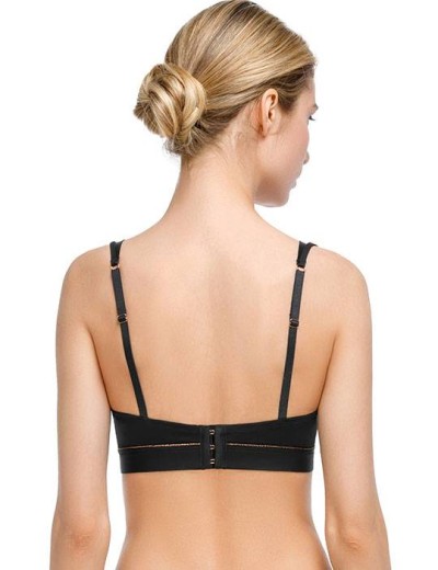 Бралетт со съемными вкладышами Mioocchi CRYSTALL 7740 nero, Цвет: nero (черный), Размеры: 85C, изображение 2