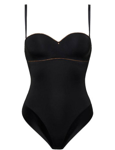 Боди-бандо с пуш-ап Mioocchi CRYSTALL 7742 nero, Цвет: nero (черный), Размеры: 80D, изображение 6