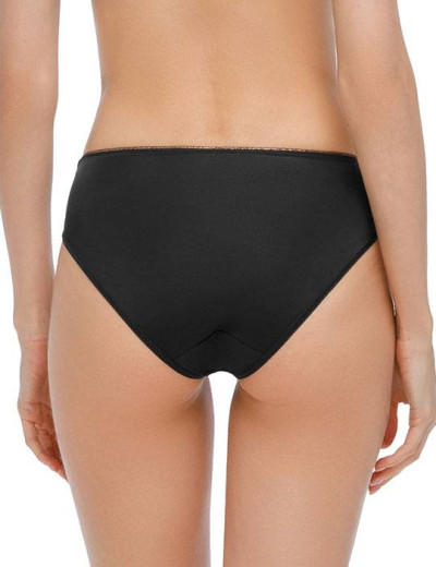 Трусы слипы миди Mioocchi CRYSTALL 7837 nero, Цвет: nero (черный), Размеры: 3XL, изображение 2