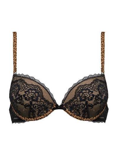 Комплект пуш-ап и бразилиана Mioocchi NORA 776363 nero, Цвет: nero (черный), Размеры: 85C, изображение 3