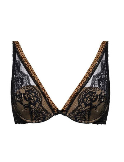 Кружевной комплект нижнего белья бралетт и бразилиана Mioocchi NORA 776565 nero, Цвет: nero (черный), Размеры: 65B, изображение 4