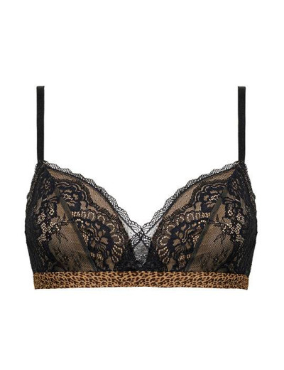 Комплект нижнего белья триангул без косточек и бразилиана Mioocchi NORA 776663 nero, Цвет: nero (черный), Размеры: 75C, изображение 3