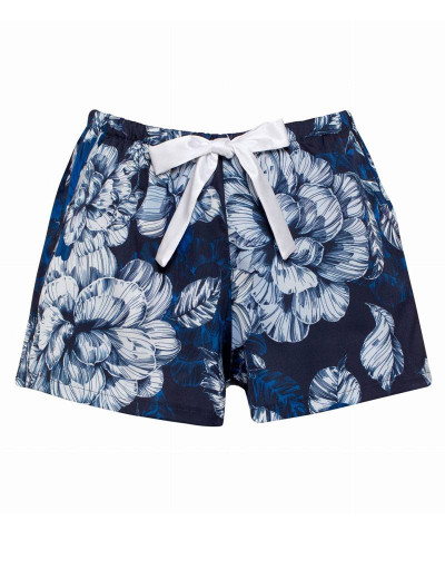 Пижамный комплект из атласа Nipplex EUNIKA PAJAMAS, Цвет: темно-синий, Размеры: L, изображение 2