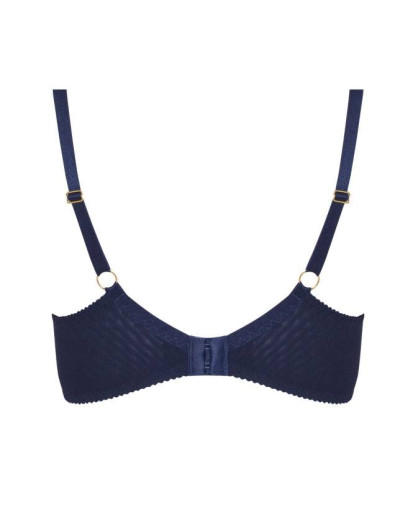 Бюстгальтер балконет Nipplex EUNIKA U, Цвет: темно-синий, Размеры: 65F, изображение 5
