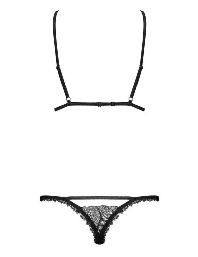 Откровенный комплект Obsessive ROMANESA SET, Цвет: черный, Размеры: L/XL, изображение 4 Откровенный комплект Obsessive ROMANESA SET, Цвет: черный, Размеры: L/XL, изображение 4