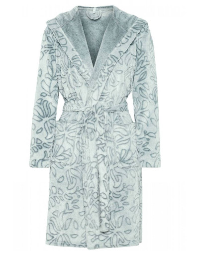 Теплый халат с капюшоном Esotiq 39264 FREYA серый, Цвет: серый, Размеры: S, изображение 4