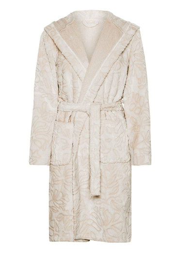 Теплый халат с капюшоном Esotiq 39264 FREYA пудровый, Цвет: пудровый, Размеры: S, изображение 3 Теплый халат с капюшоном Esotiq 39264 FREYA пудровый, Цвет: пудровый, Размеры: S, изображение 3