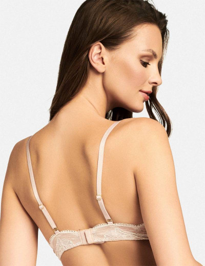 Бюстгальтер бралетт с пуш-ап Esotiq ADORNO 39142 бежевый, Цвет: бежевый, Размеры: 70B, изображение 3
