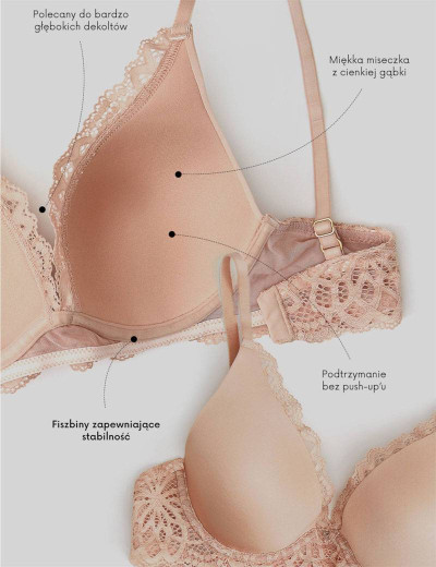 Бюстгальтер формовка Esotiq ALTEA 39081 телесный, Цвет: телесный, Размеры: 65C, изображение 5