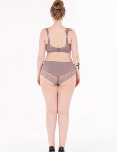 Бюстгальтер мягкий без косточек Honey H34-17-L серый жемчуг, Цвет: серый жемчуг, Размеры: 90D, изображение 3