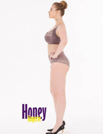 Бюстгальтер мягкий без косточек Honey H34-17-L серый жемчуг, Цвет: серый жемчуг, Размеры: 90D, изображение 4